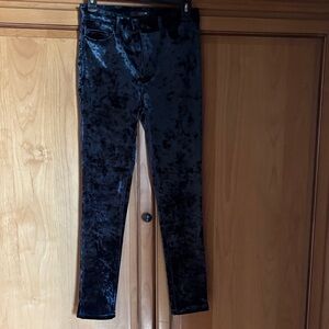 Joe's Jeans Velvet Dark Blue Women's Skinny Jeans